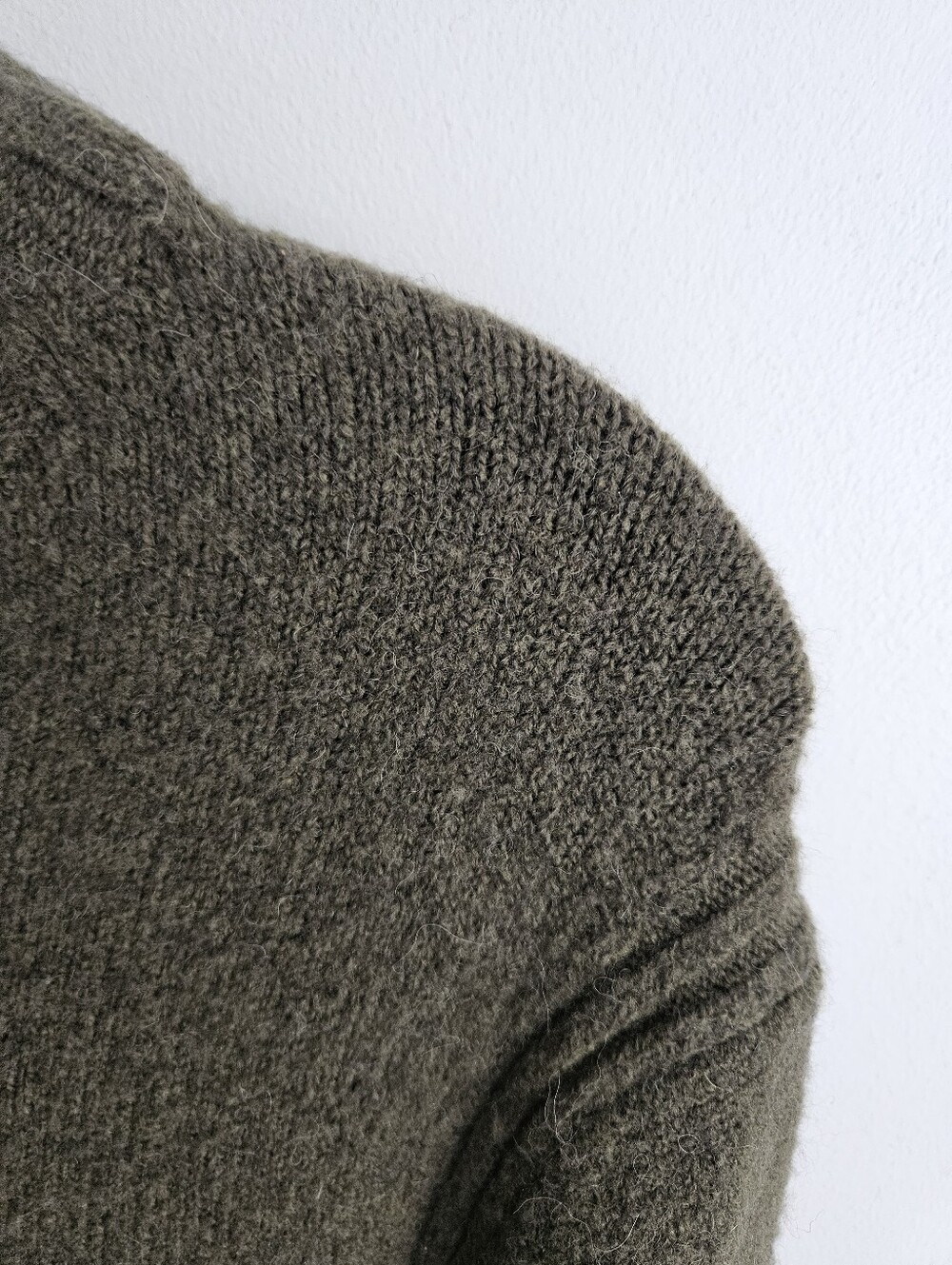 J. Crew Sweater Turtleneck Olive Green Wool Blend - Picture 5 of 5